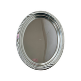 BANDEJA OVAL PLATA X3